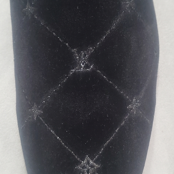 Louis Vuitton Auteuil Slipper black monogram print velvet main image 4